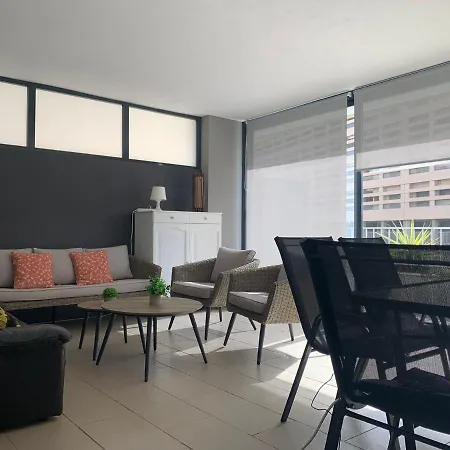 Apartment Apartamento De Lujo En Primera Linea Playa, Piscina, Tenis, Padel, Gimnasio, Wifi, Garaje Roquetas de Mar